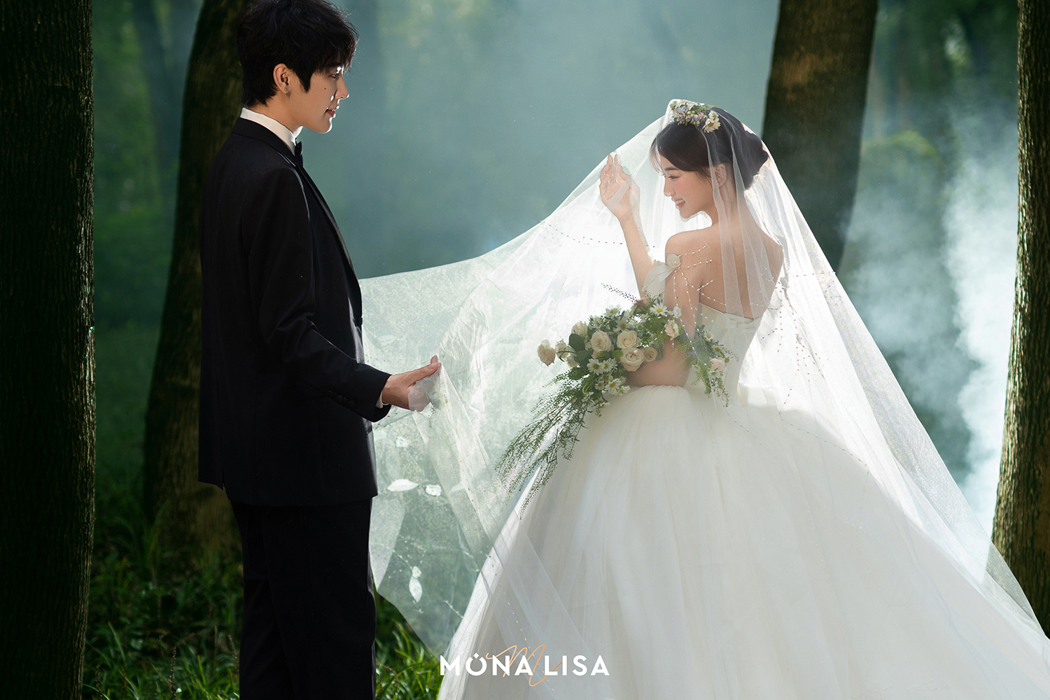 氛围感之神森系婚纱照！美到原地结婚的地步