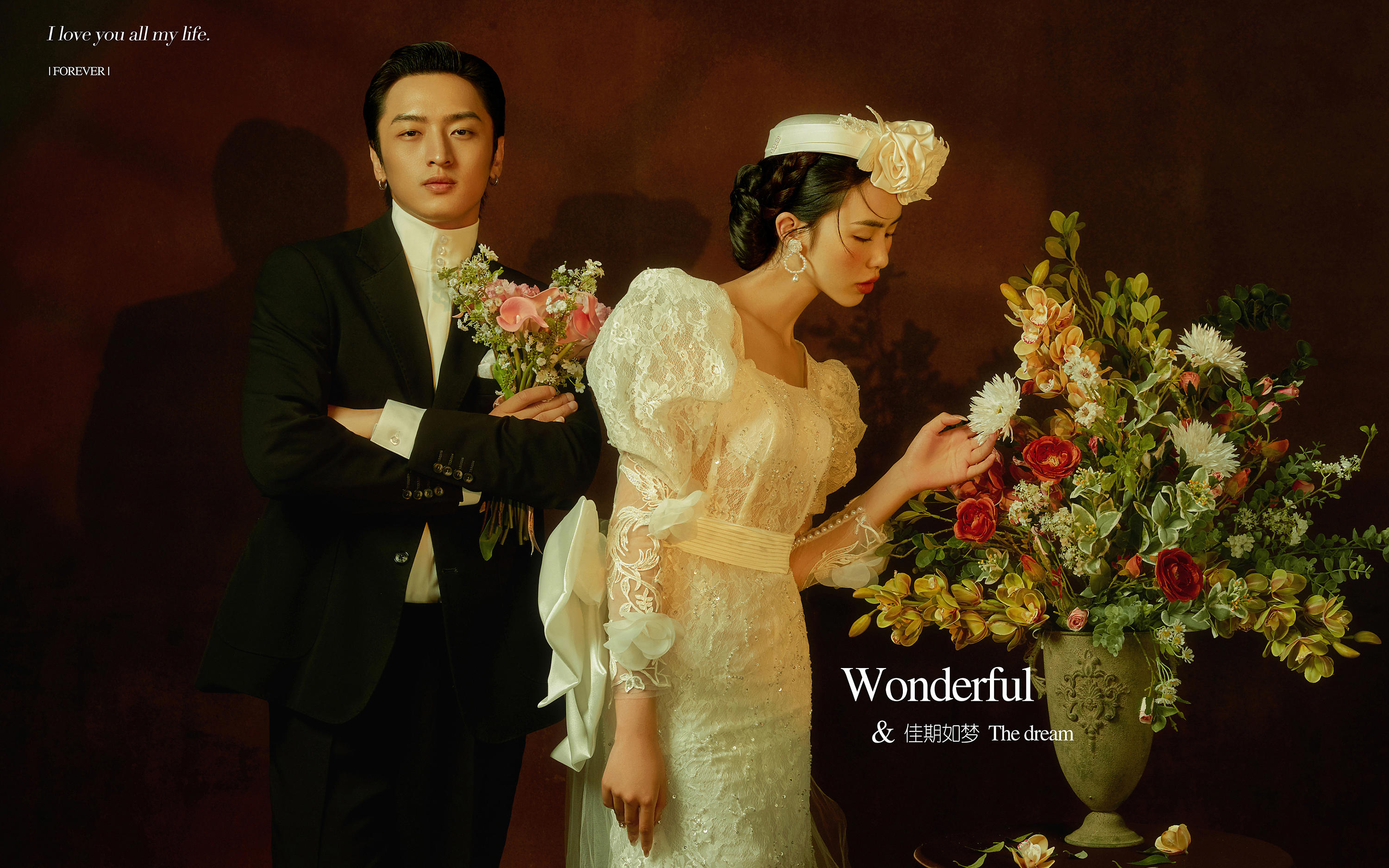 【梵希视觉】谁懂啊！这组复古婚照太有电影感了🔥