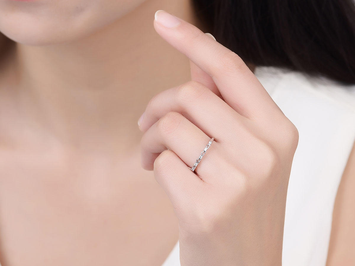 小清新时尚钻戒——甜心公主