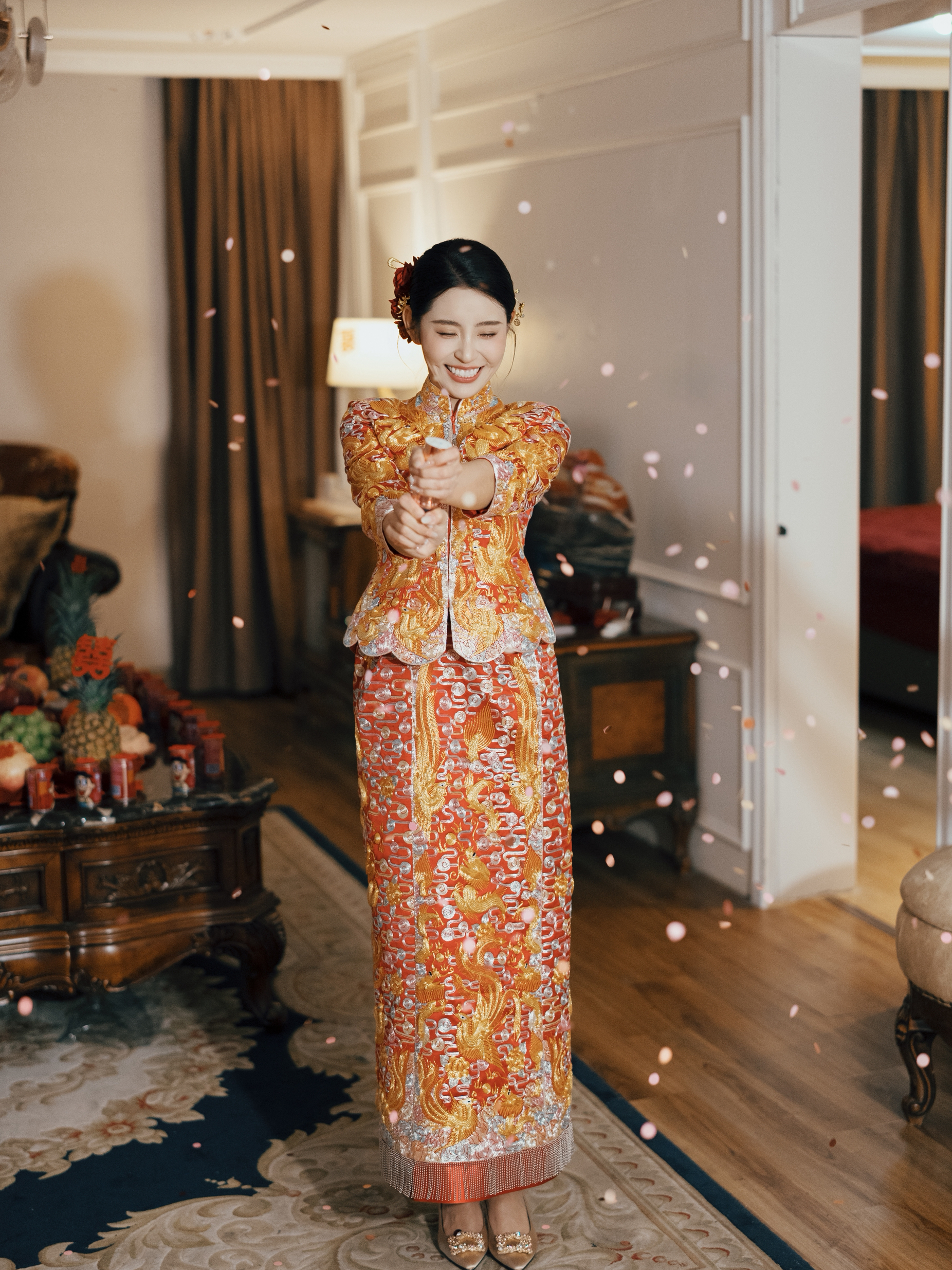 中式婚礼跟妆