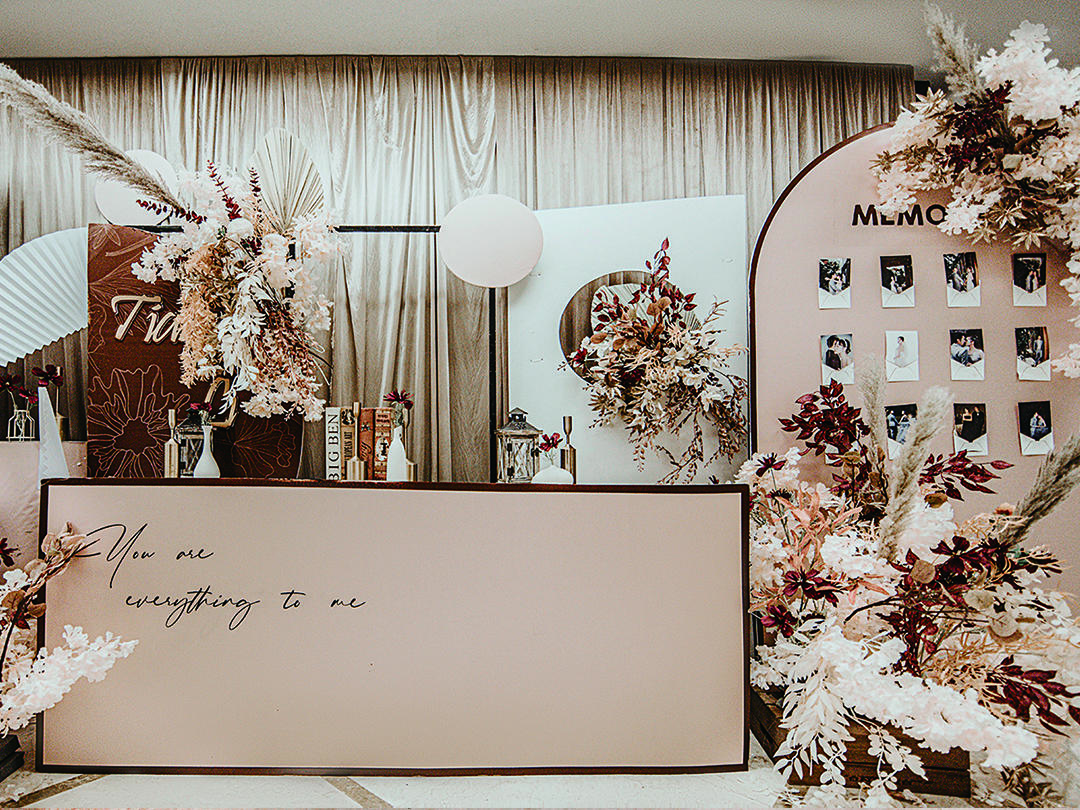 印派薇汀 | 恬谧 焦糖秋色系婚礼