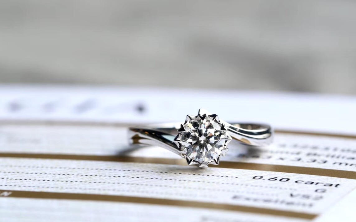 GIA 30分 Believe系列 典雅雪花钻戒