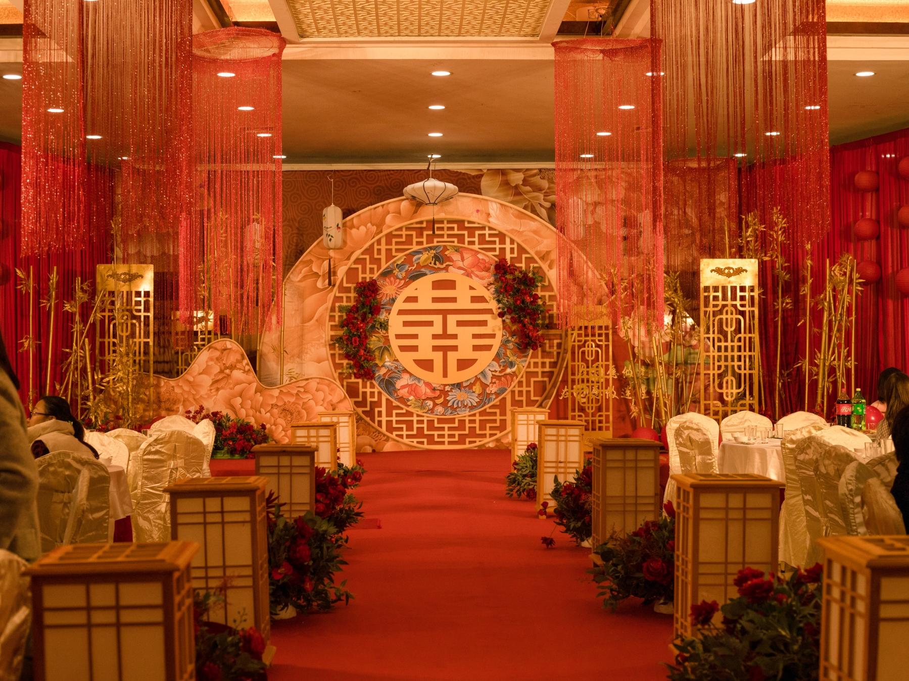 【洛阳喜库】 中式婚礼   中国红  牡丹情