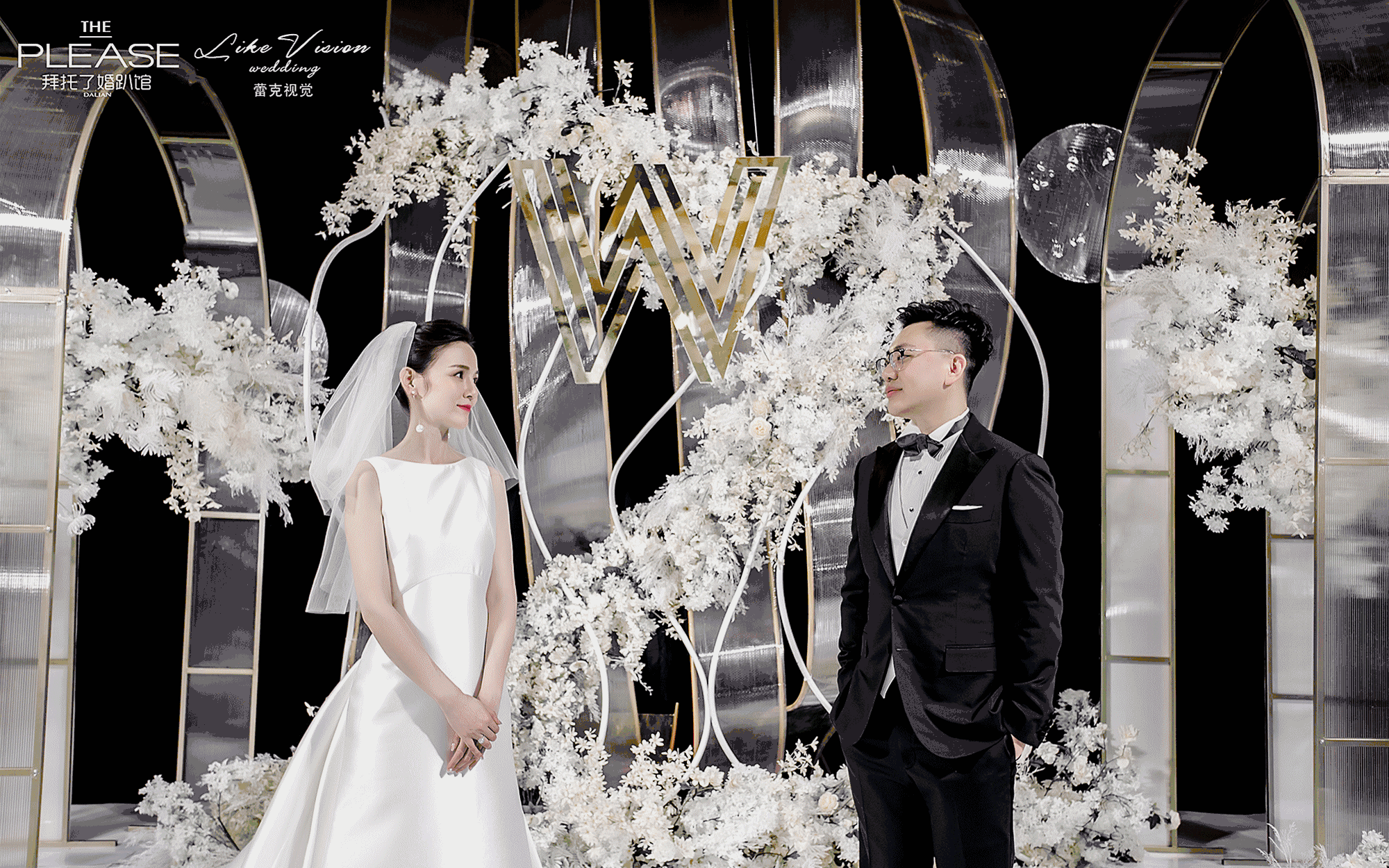 轻奢高级  白色金色 | W 婚礼