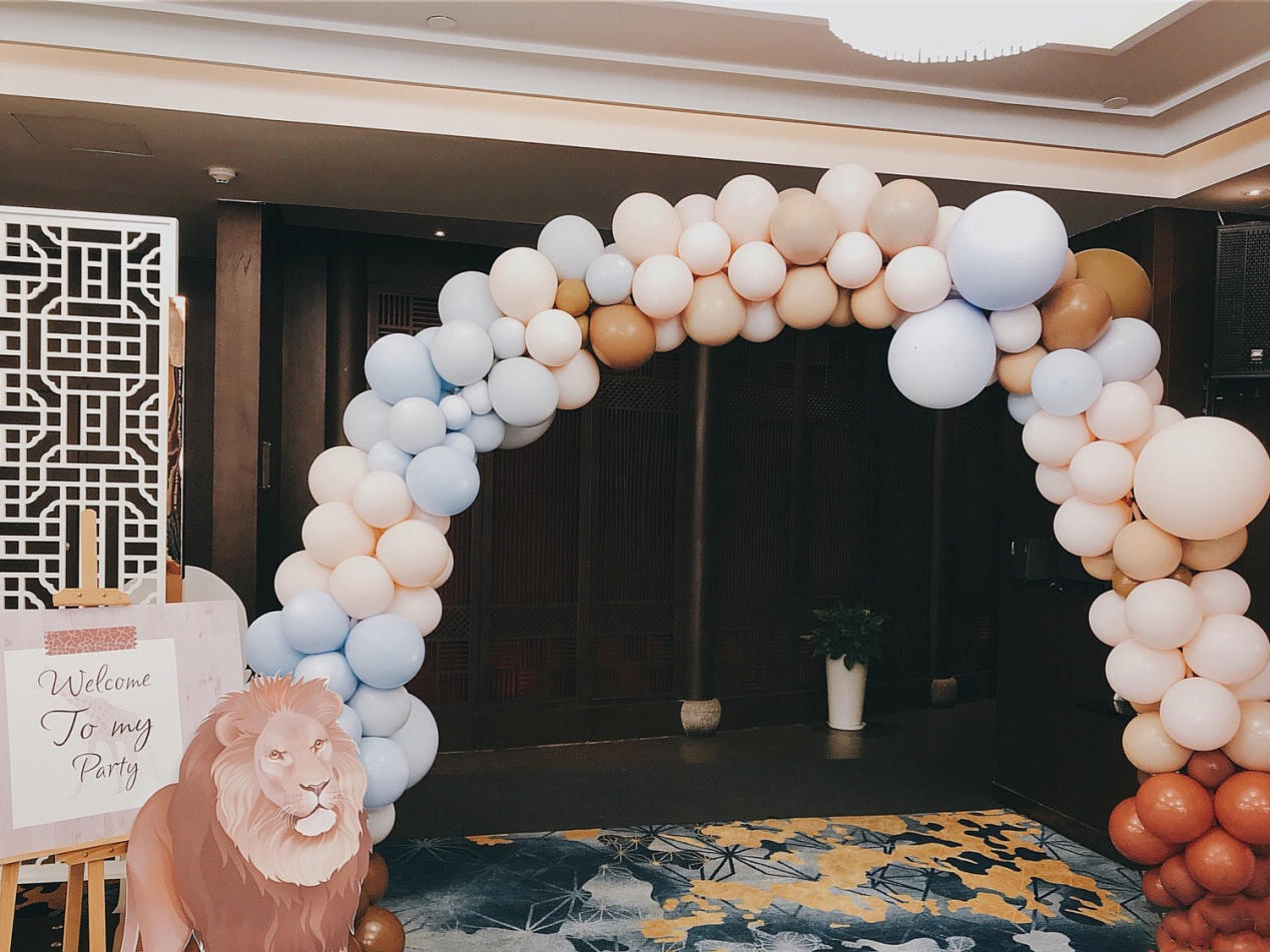 高性价比可爱宝宝宴布置萌宝生日宴布置