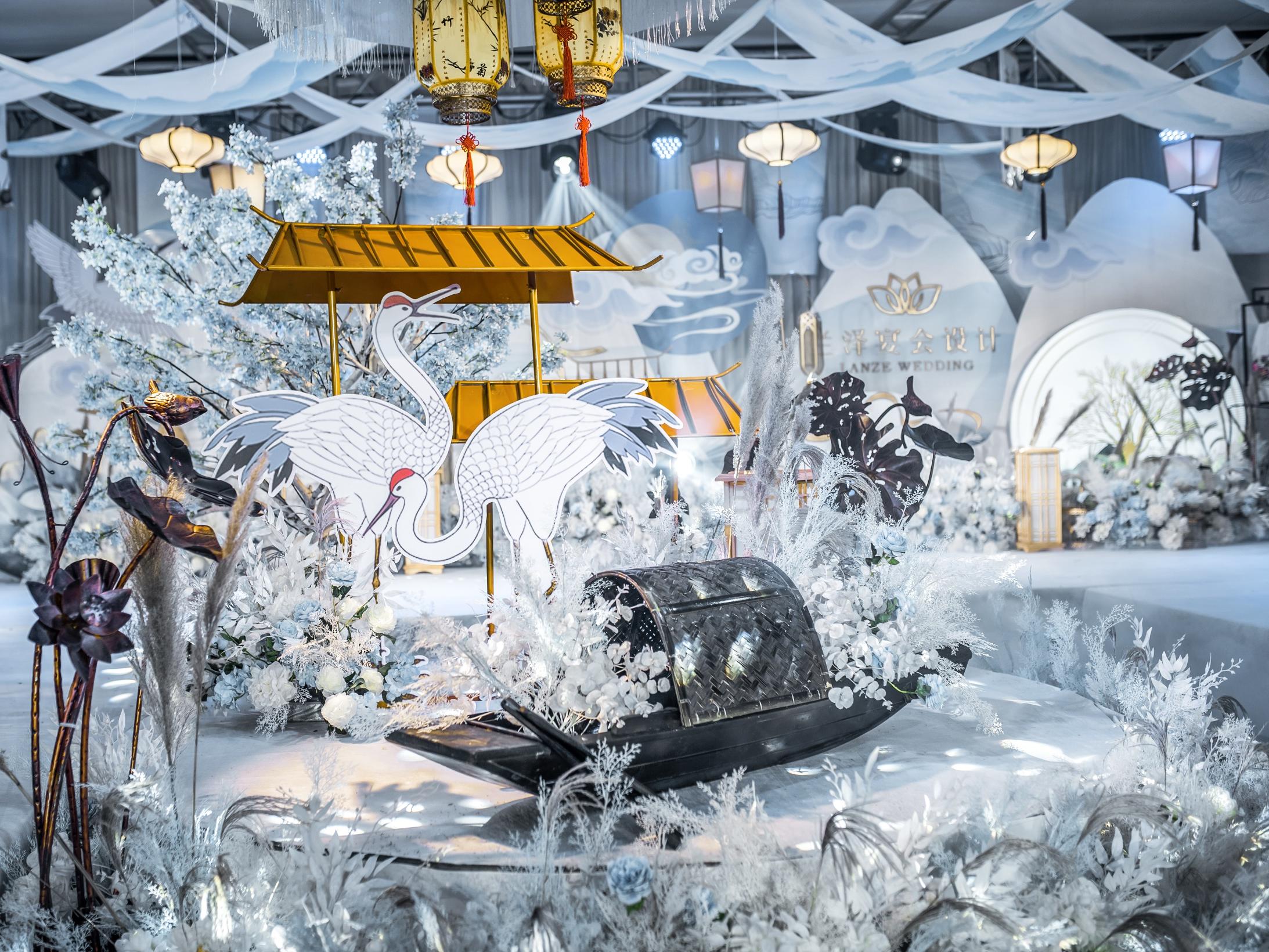 蒹葭-兰泽宴会设计主题婚礼秀