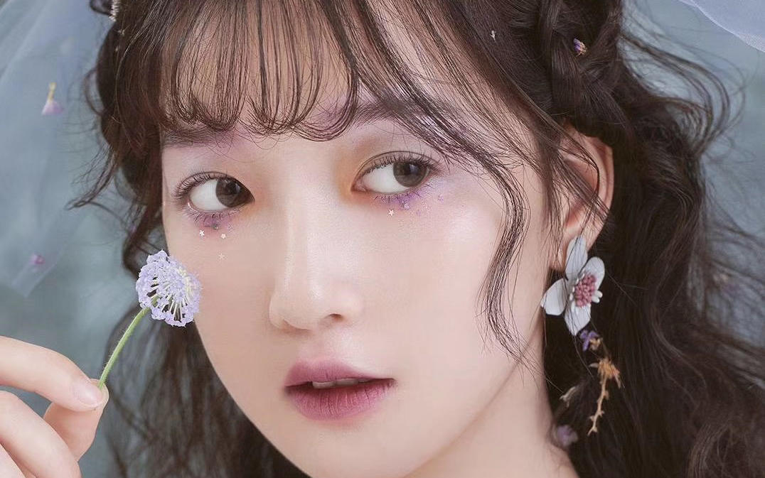 鲜花造型分享 清新新娘美妆