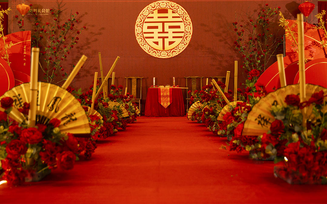 赣州金叶婚礼  香江湾酒店 中式婚礼 四大金刚