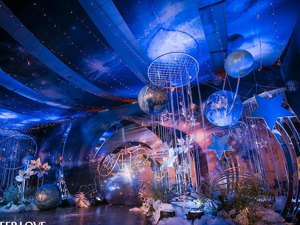 执爱创意婚礼--带你徜徉在紫色星空下