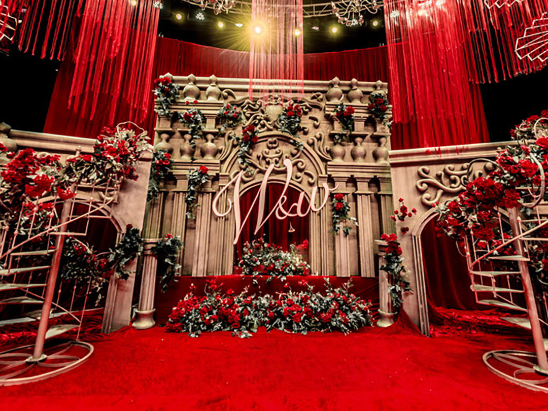 Coco——经典红金色系，大气欧式婚礼