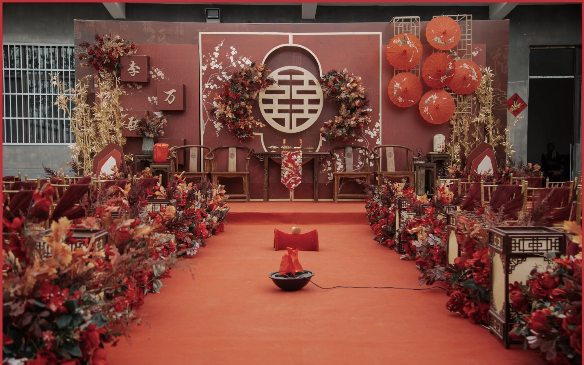 農(nóng)村中式婚禮