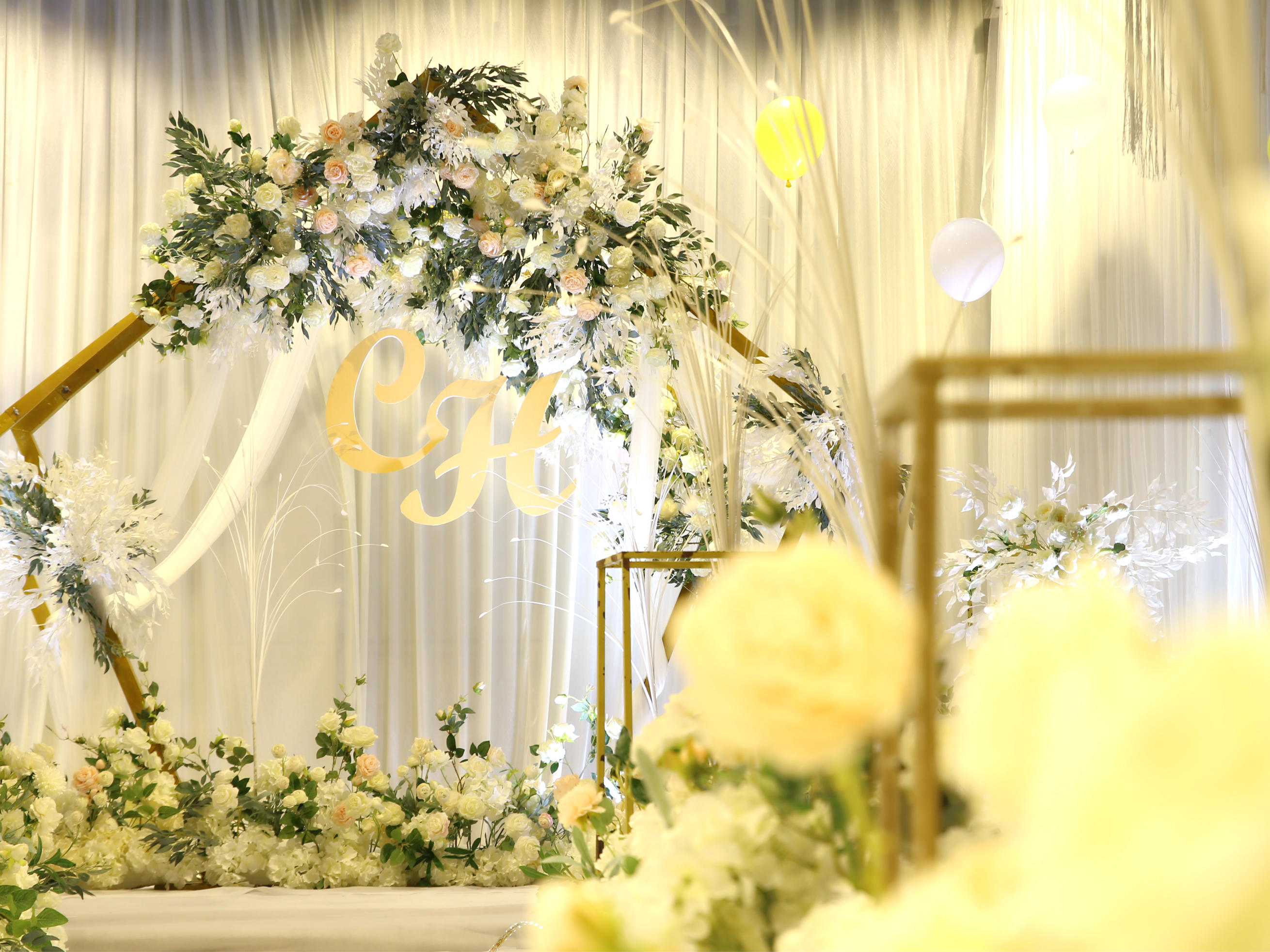 【特惠婚礼】超值抢购香槟色婚礼+三大金刚【实景】