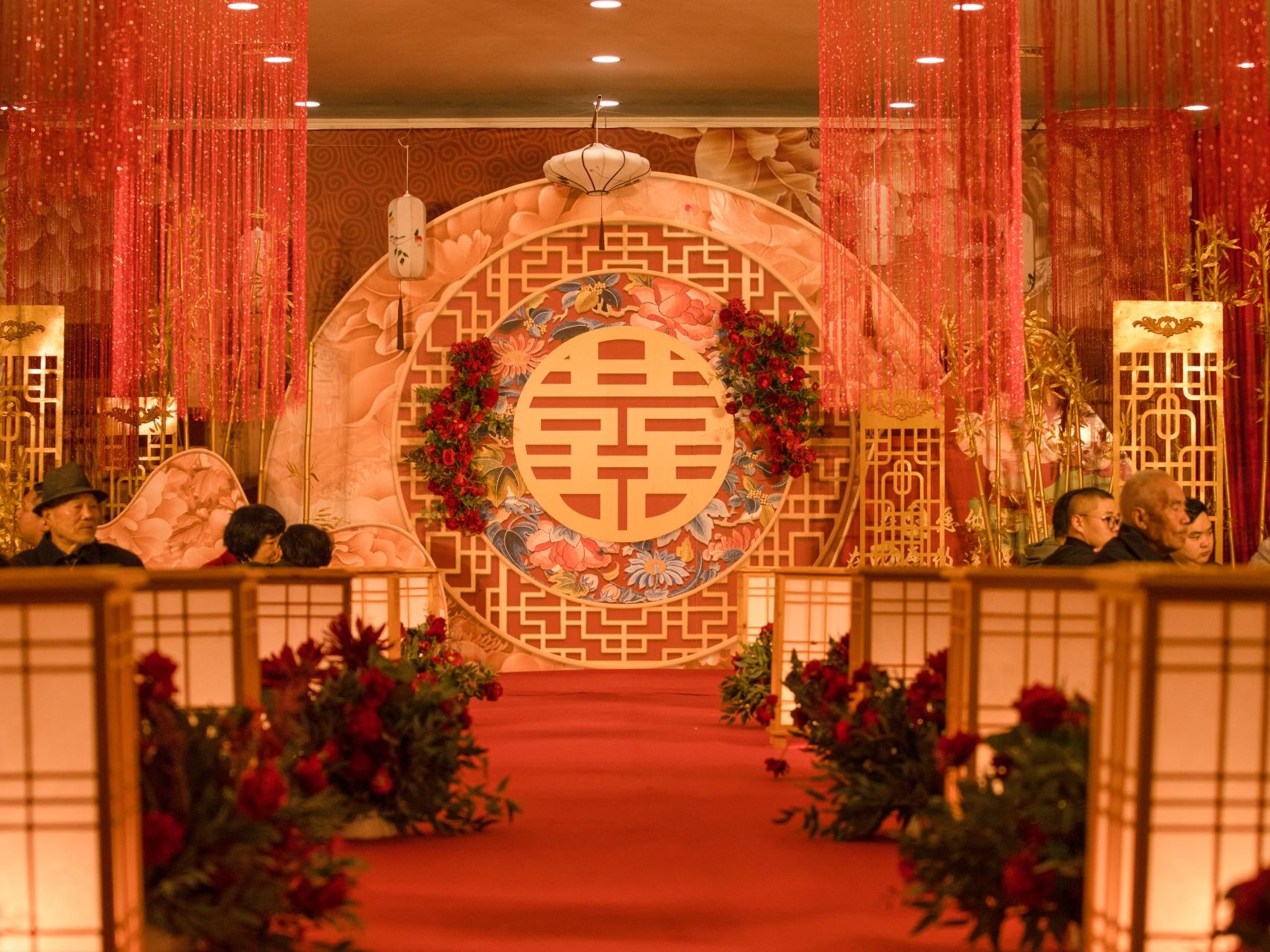 【洛阳喜库】 中式婚礼   中国红  牡丹情