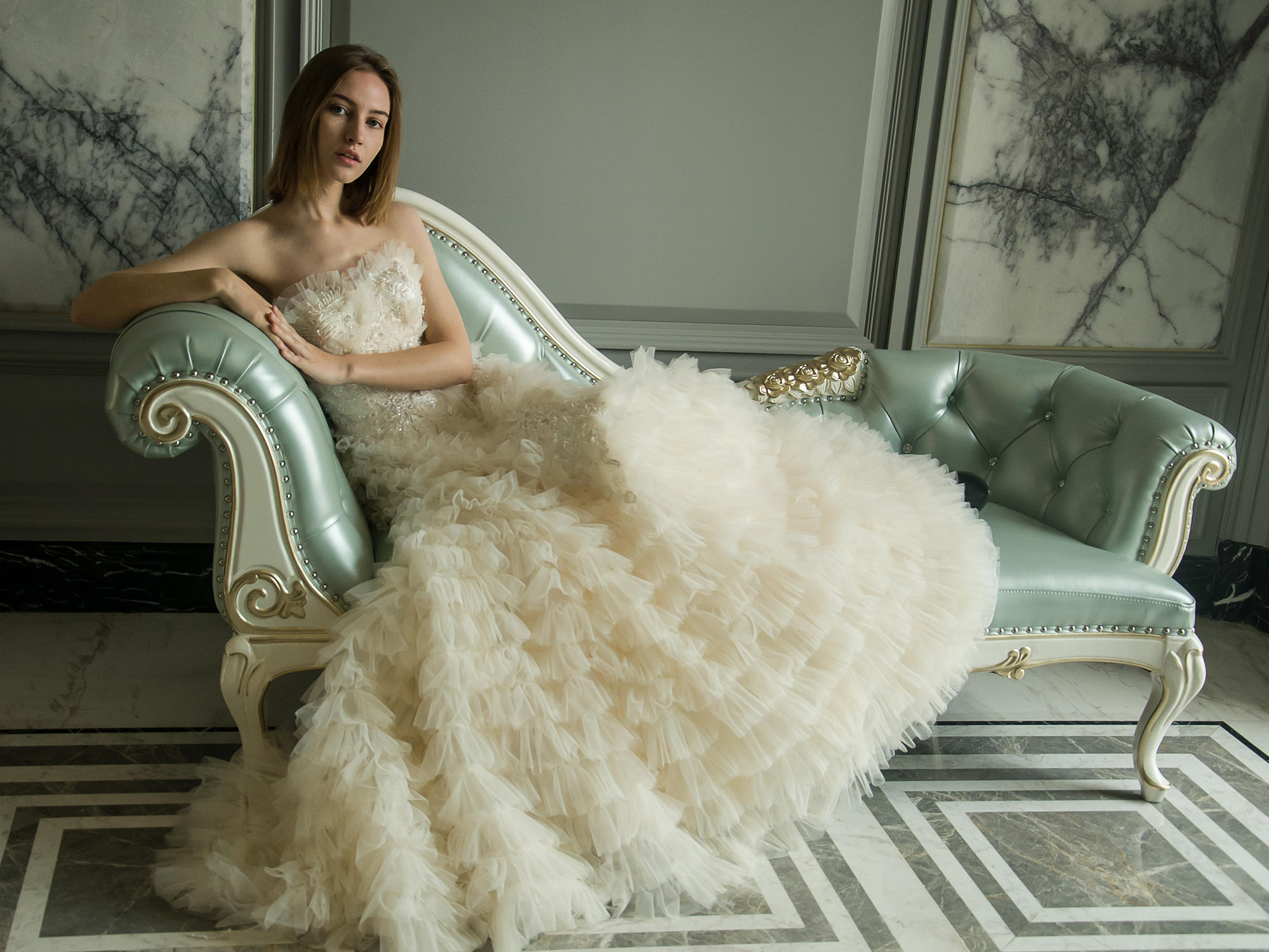 【超值租赁】6件套 主纱+敬酒服+4件伴娘服