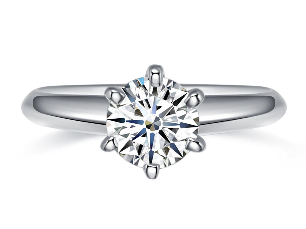 GIA70分六爪鑽戒——經典而不衰