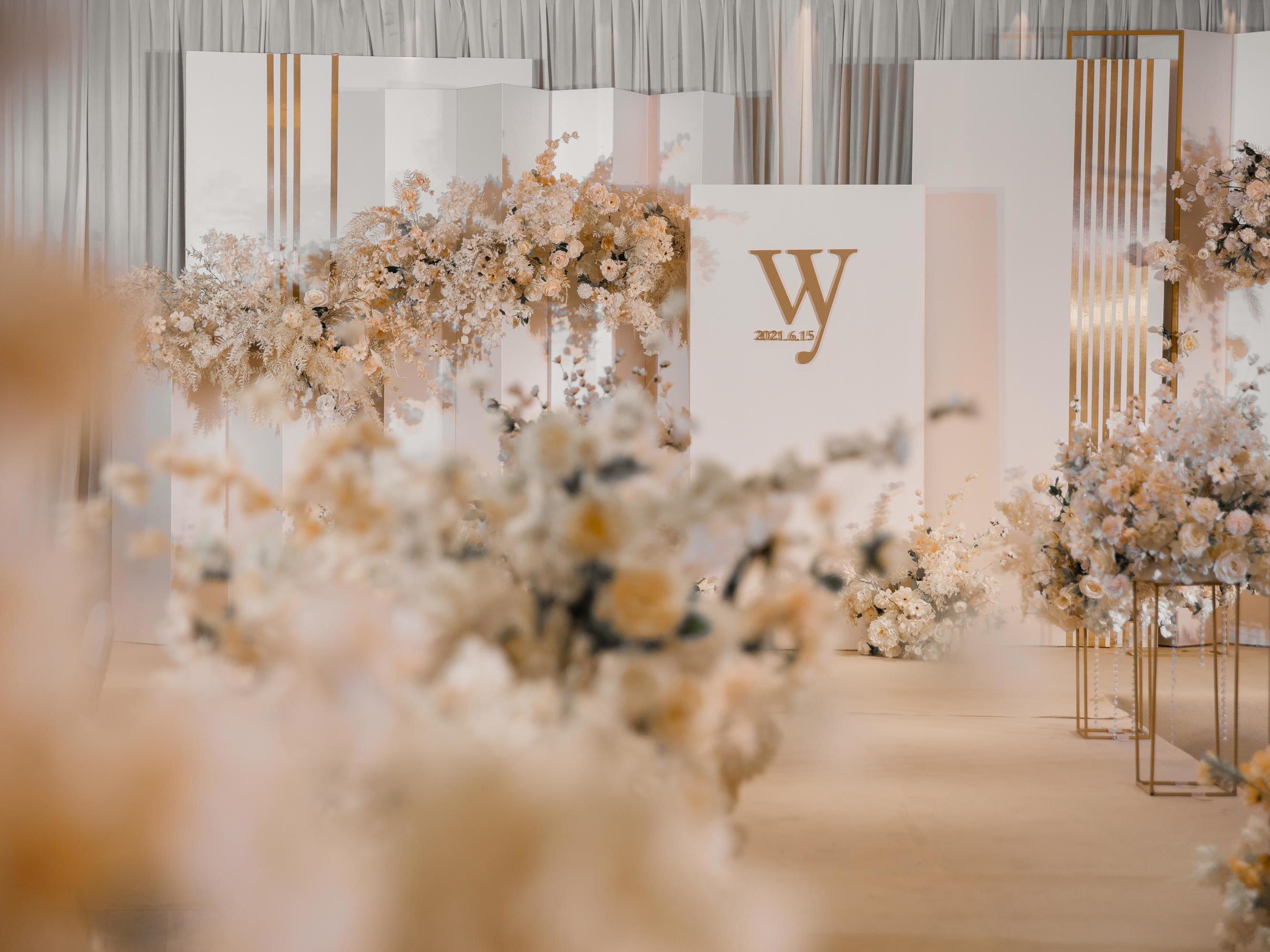 【良辰婚礼】温柔浪漫风格婚礼 香槟色  微醺