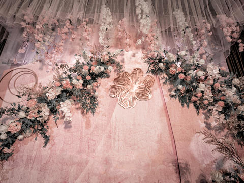 薄荷园婚礼|粉色西式婚礼