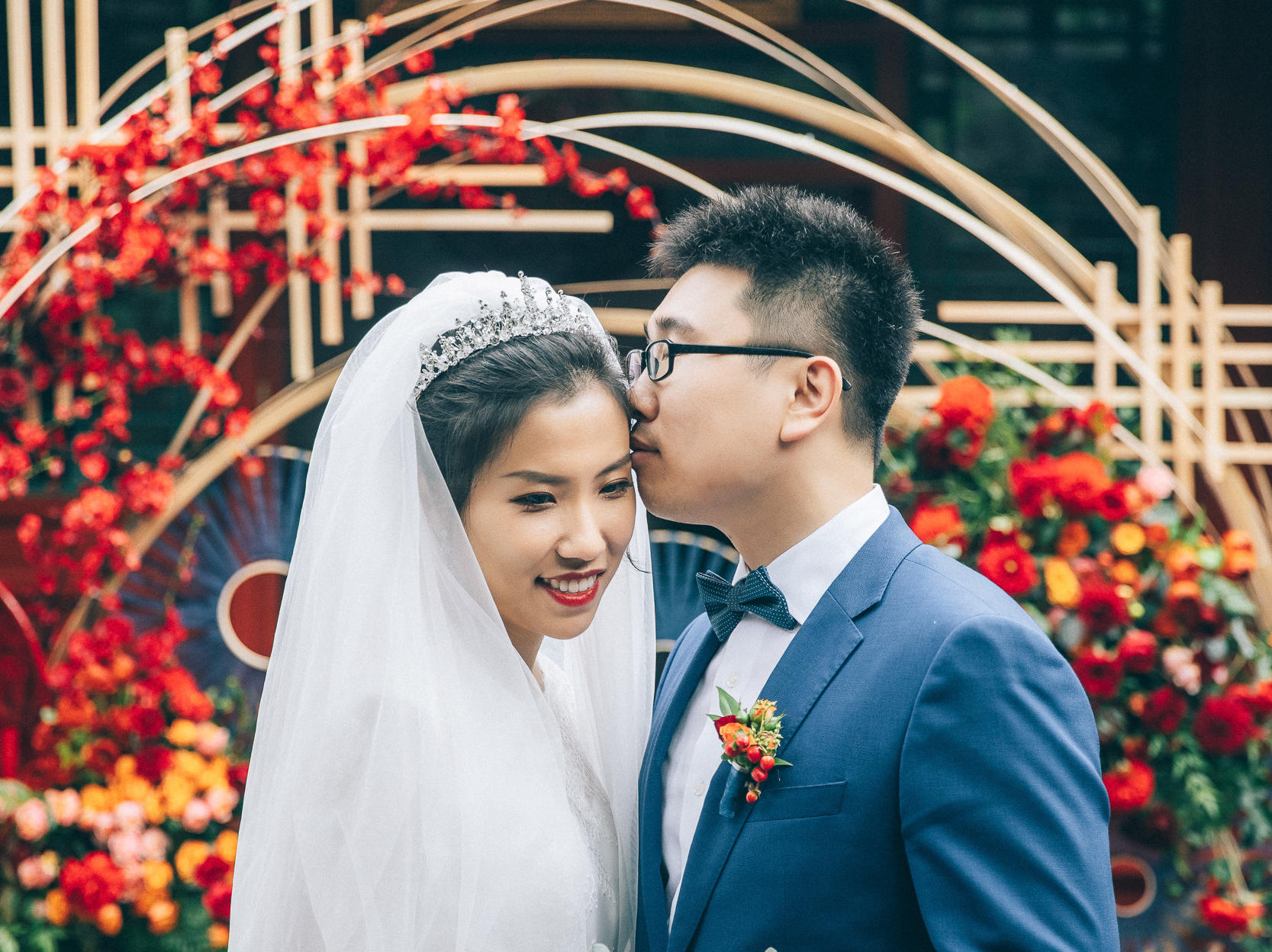 大家都喜欢的四合院里的新中式婚礼