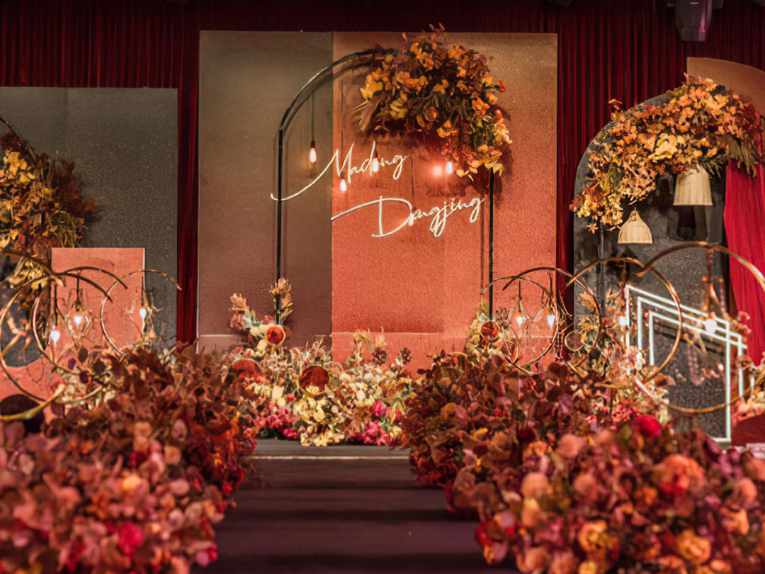 【超值系列】红橙色大气轻奢系列婚礼主题