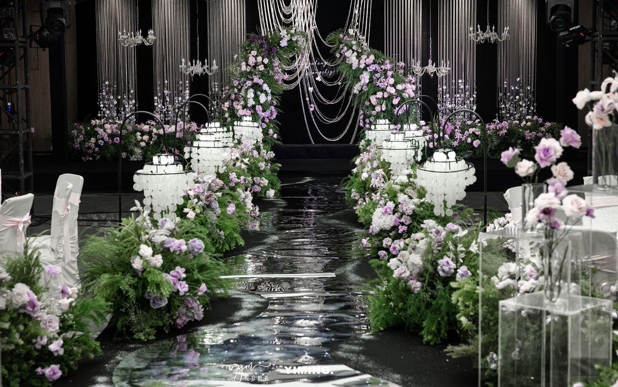 【悅慕婚禮】冷艷黑紫婚禮