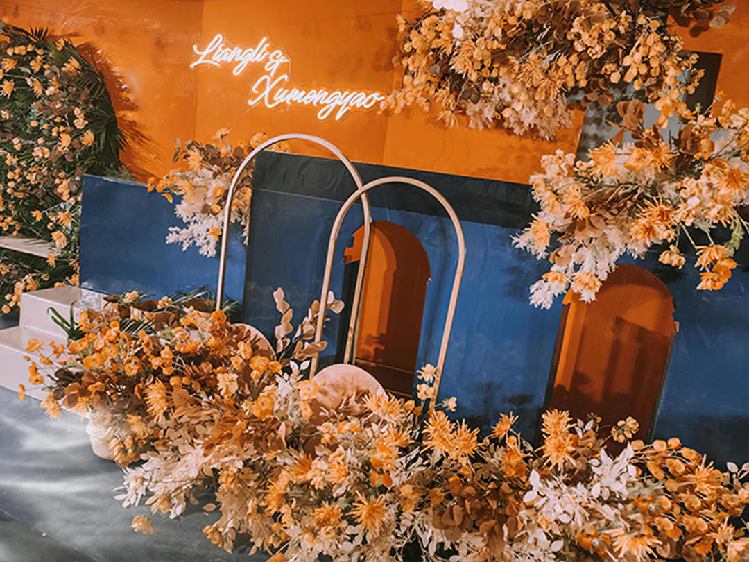 愉悦撞色潮风 20桌婚礼之选 | 壹恩婚礼企划