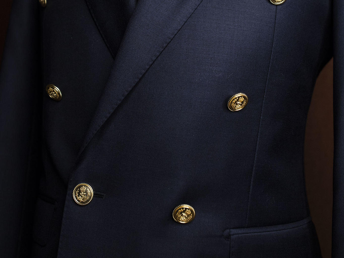 【大囍】贺织定制精选国产全毛双排扣单西