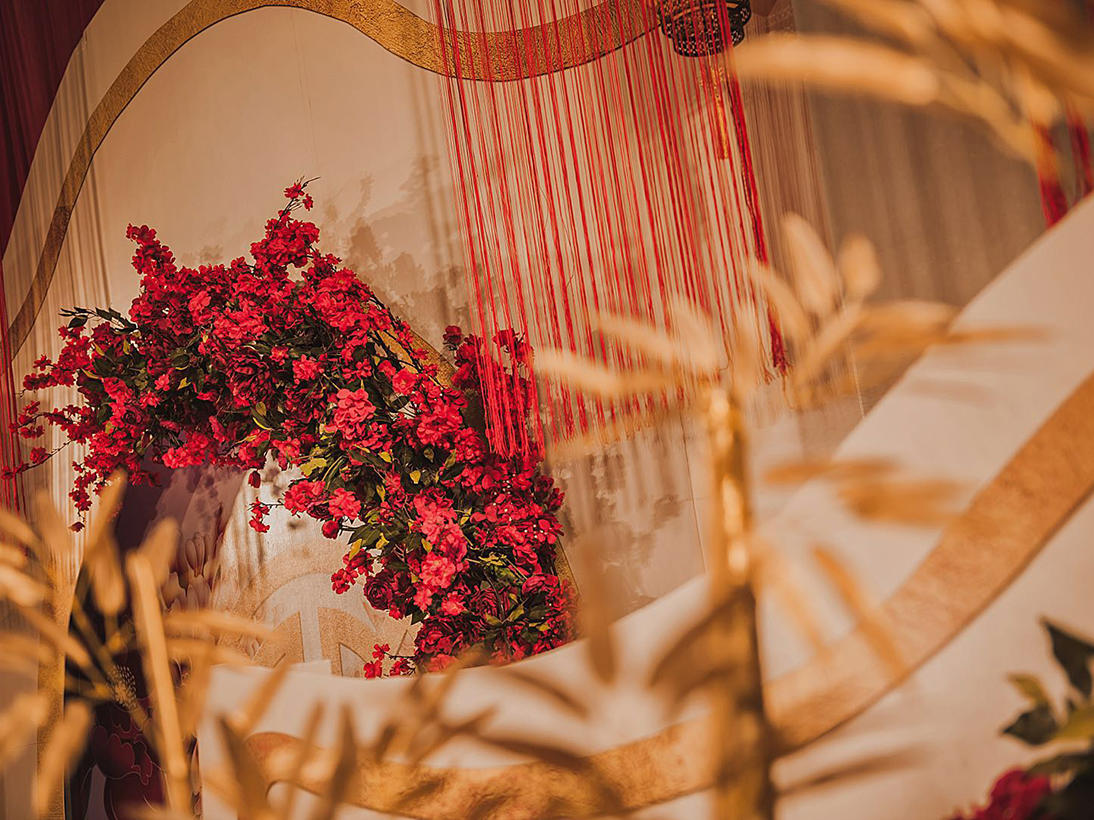 红金奢华中式婚礼《天作之合》