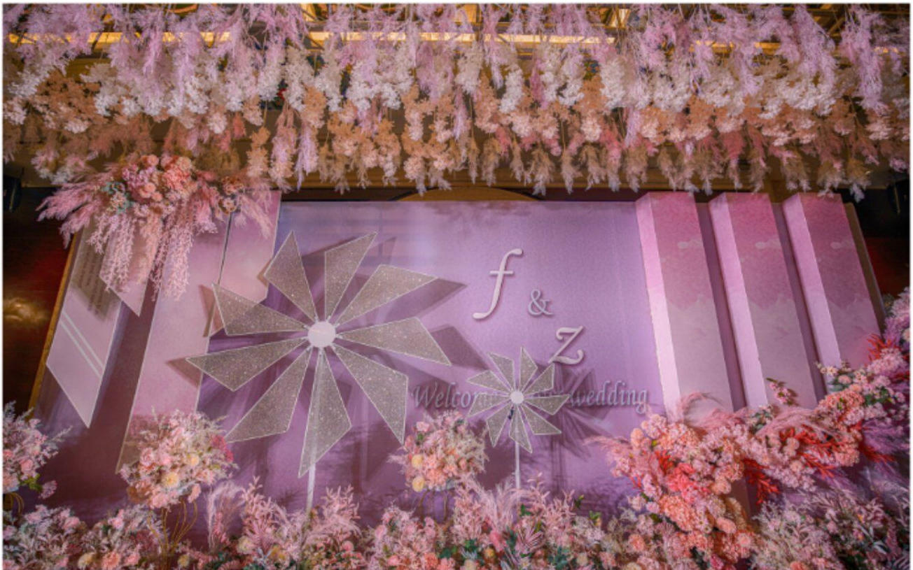 千与千寻婚礼策划粉色婚礼
