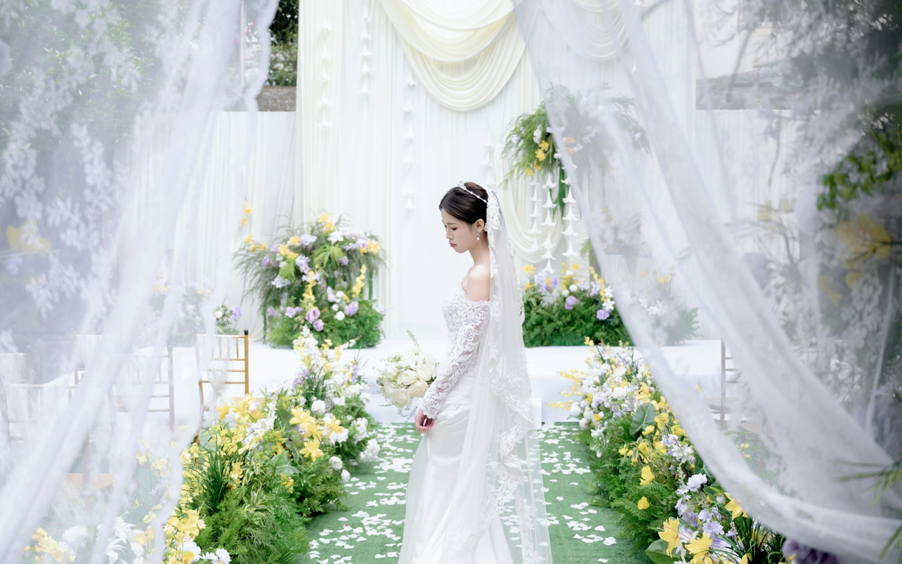 韩式奶油风婚礼现场