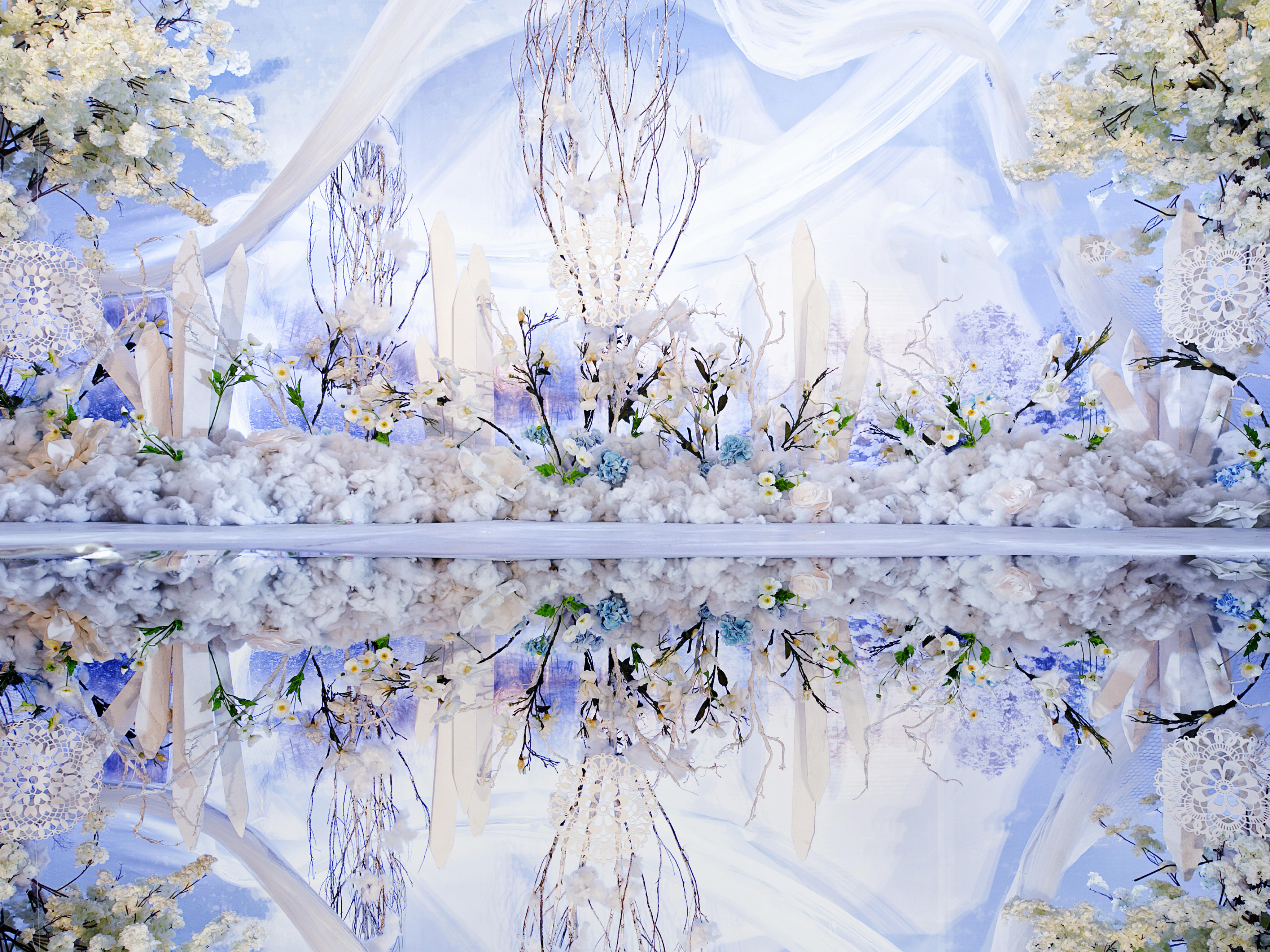 爱的真谛【蓝白色主题婚礼】内含司仪摄像摄影跟妆