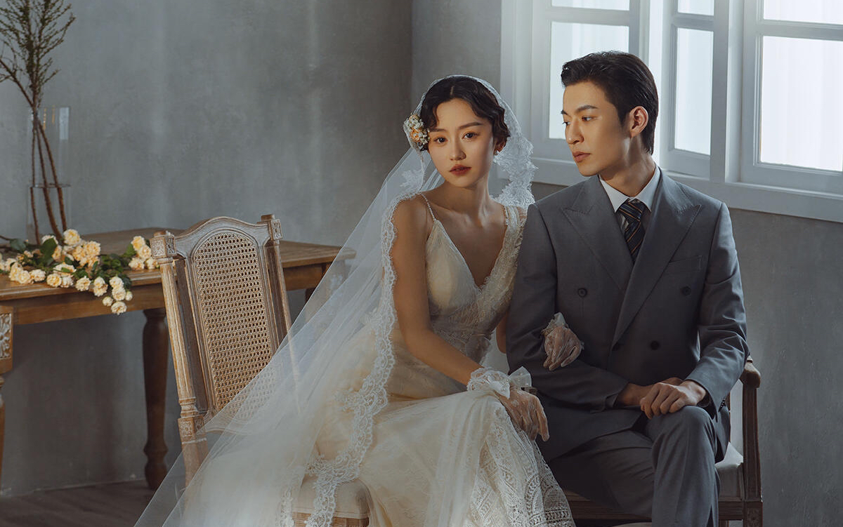 超出片｜法式复古光影婚纱照绝了