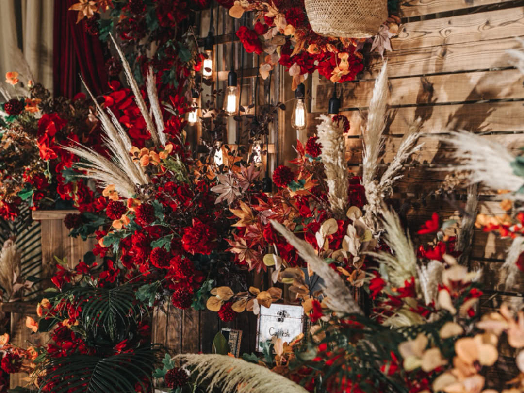 【金叶婚礼】 复古秋色系婚礼 田园风婚礼