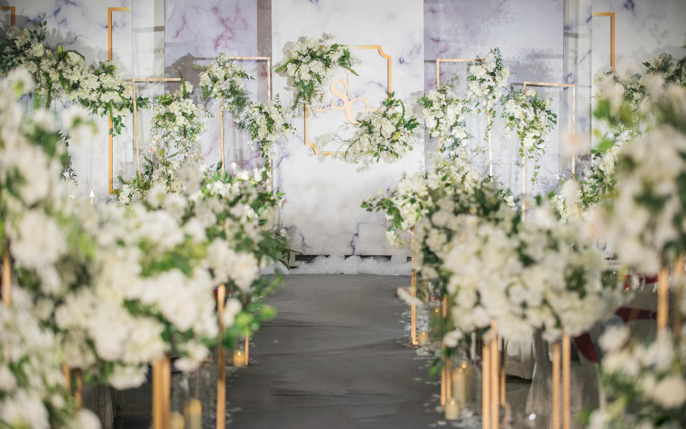 【光年婚礼】小清新白绿色婚礼策划