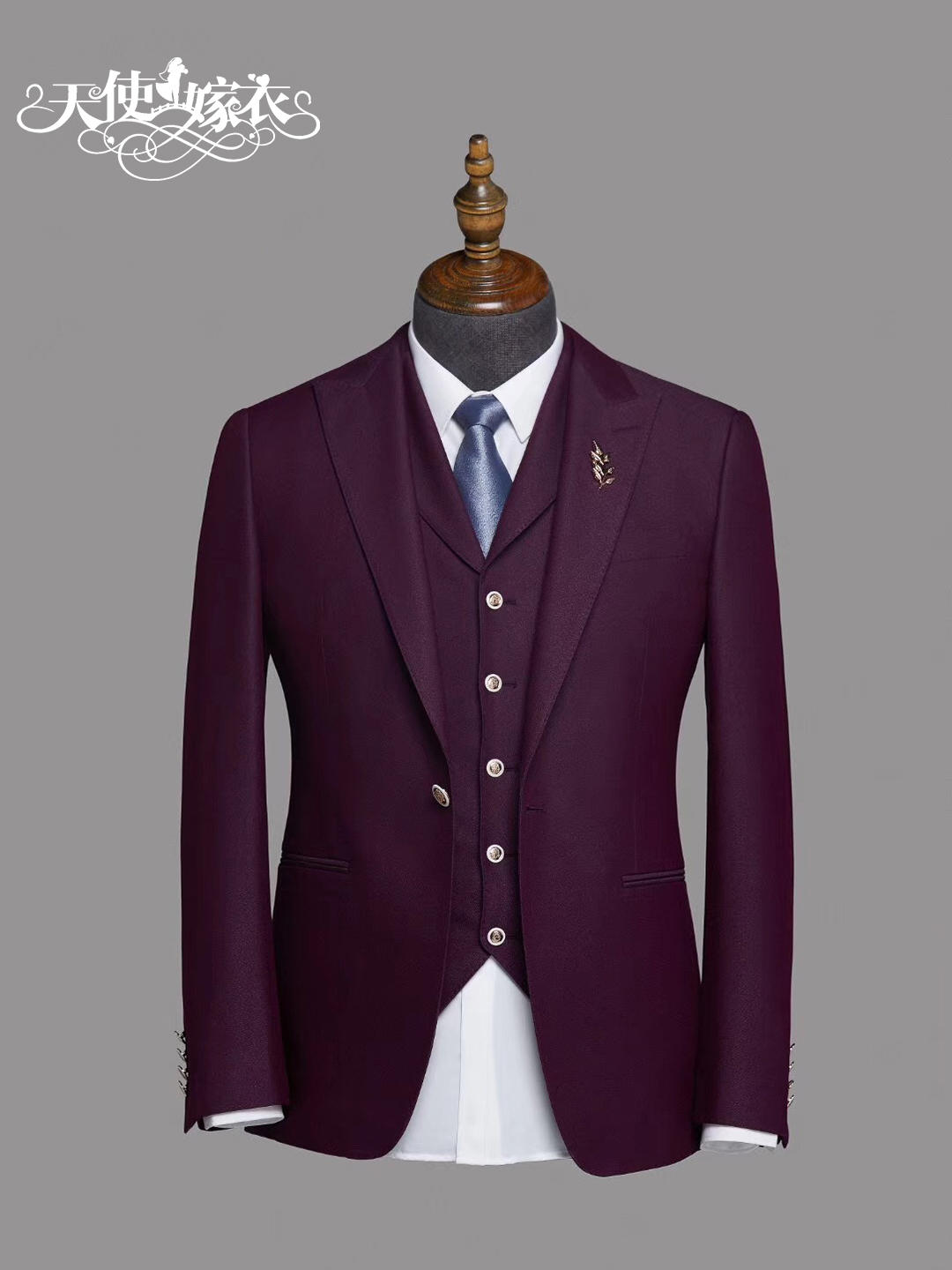 新郎礼服定制/男士商务西装量身定制