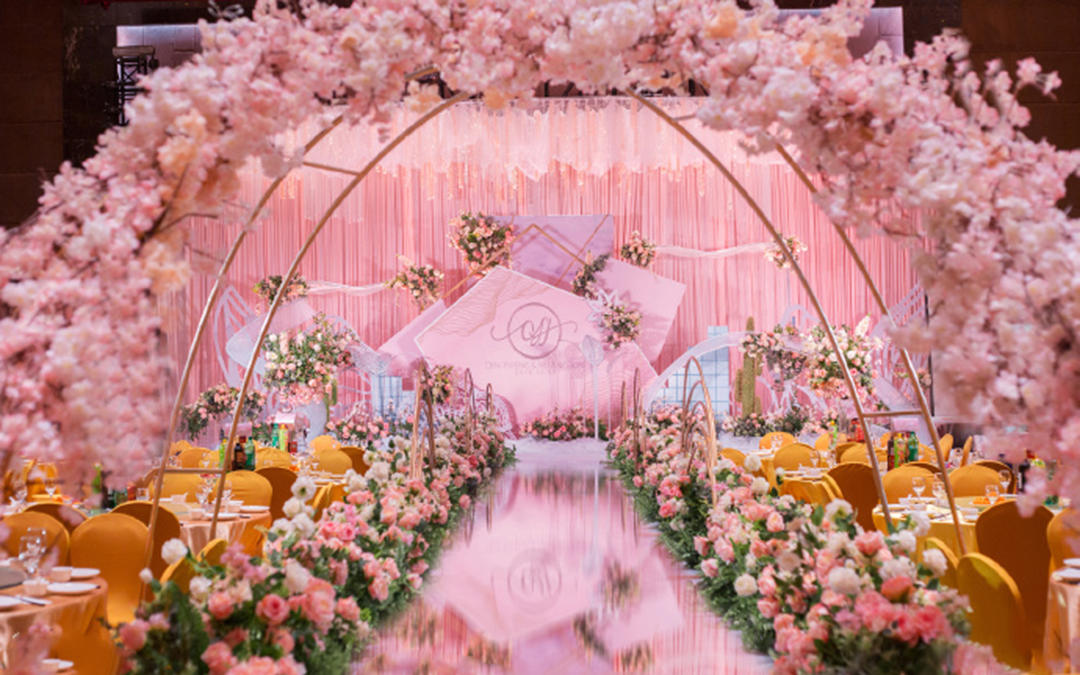 夏日清新粉色主题婚礼【sweet love】