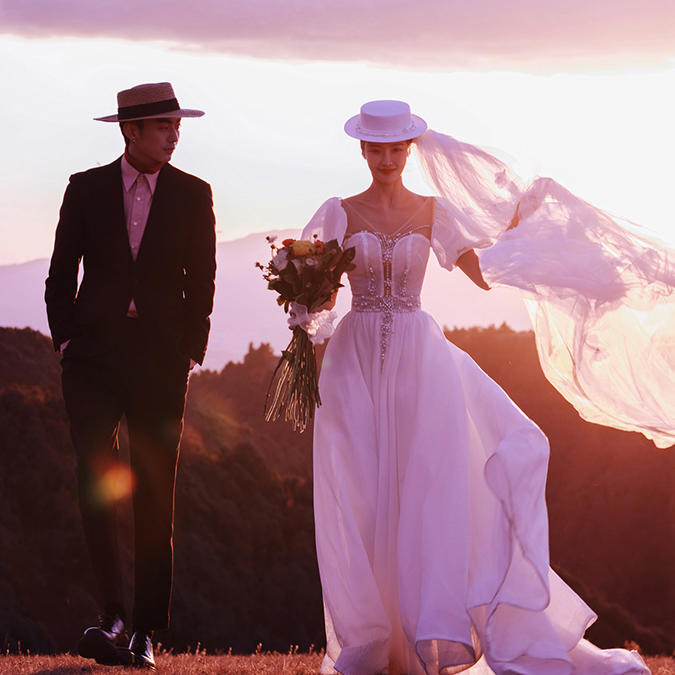 丽江/大理婚纱照旅拍/送婚纱相框婚嫁礼/底片全送