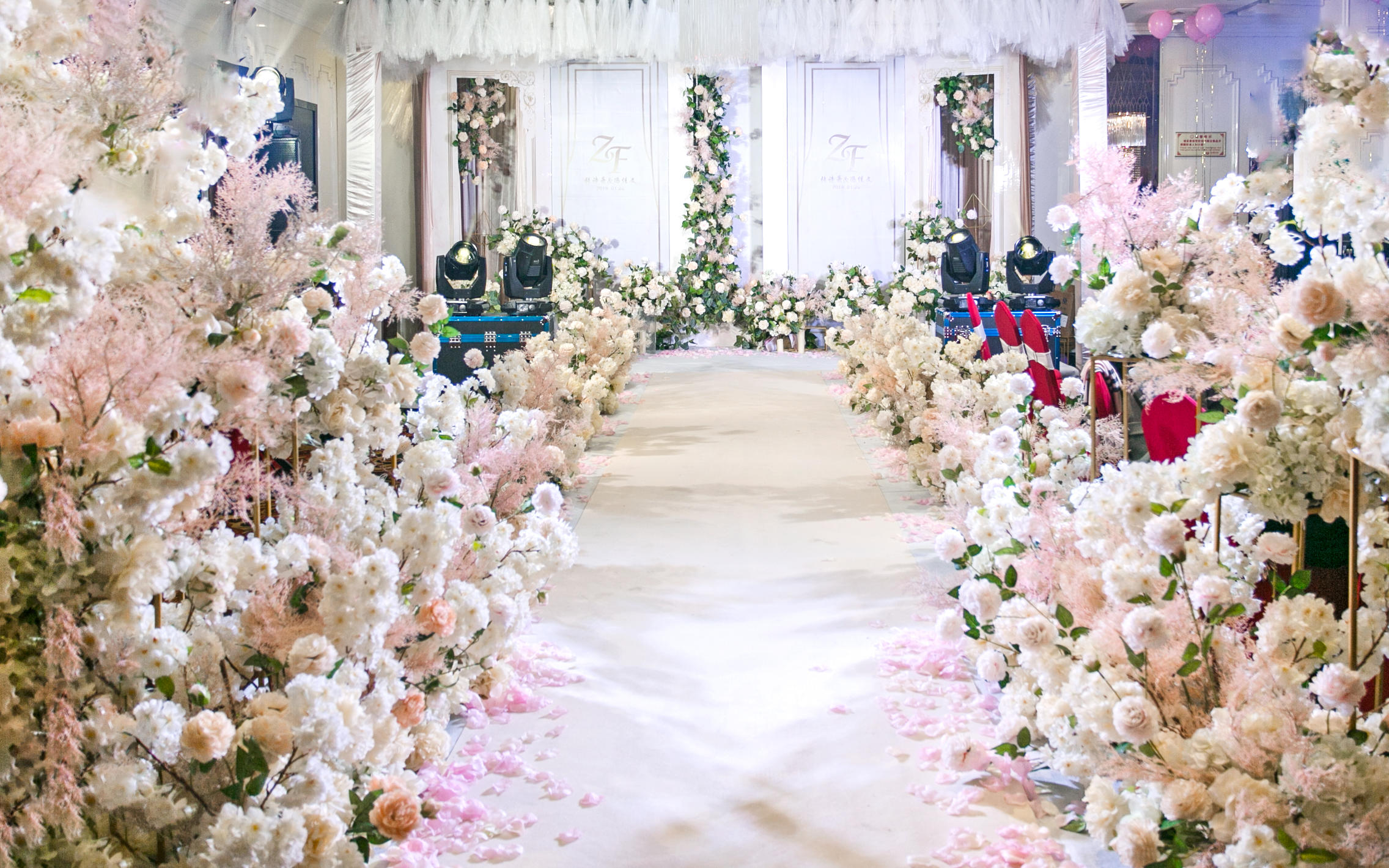 清新系列大理石白色婚礼，高雅自然