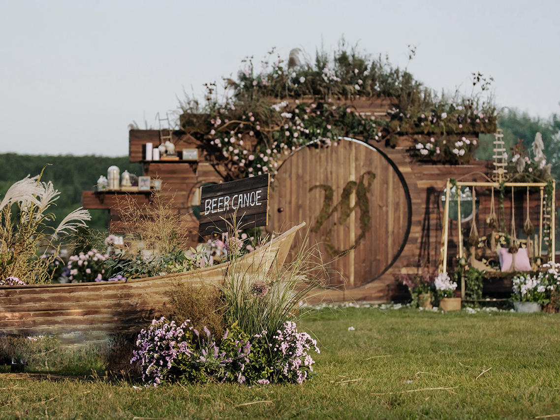  绿色户外 【艾沐婚礼】 森系婚礼