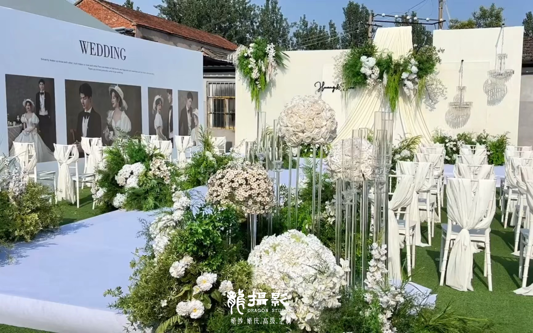 【龙摄影】白绿森系简约风