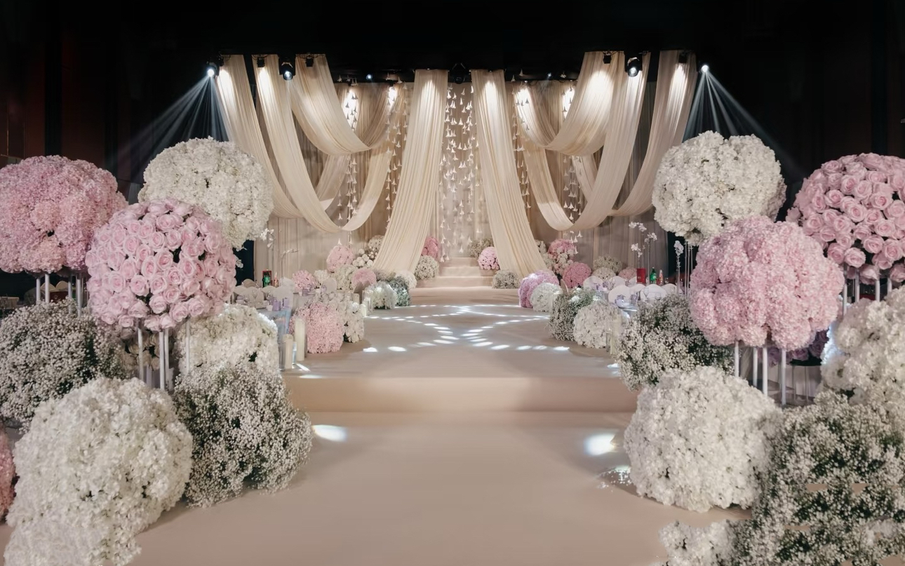 【海派婚禮】溫柔風(fēng)布幔婚禮