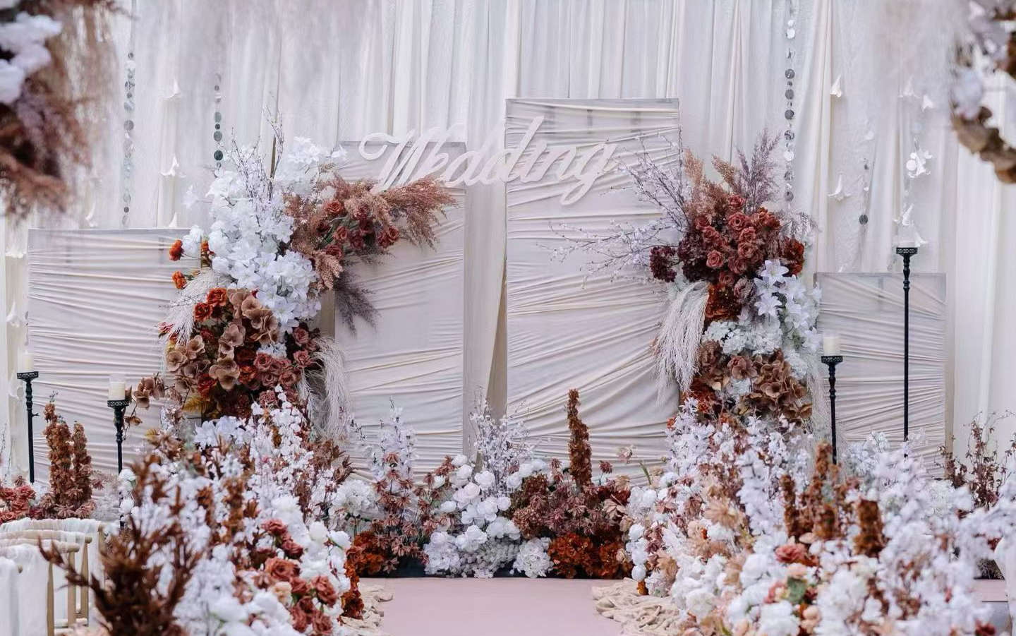 冬日秋色主題婚禮