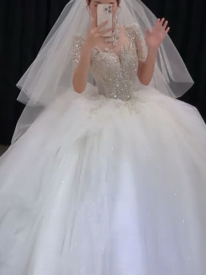 璀璨鉆飾公主主紗