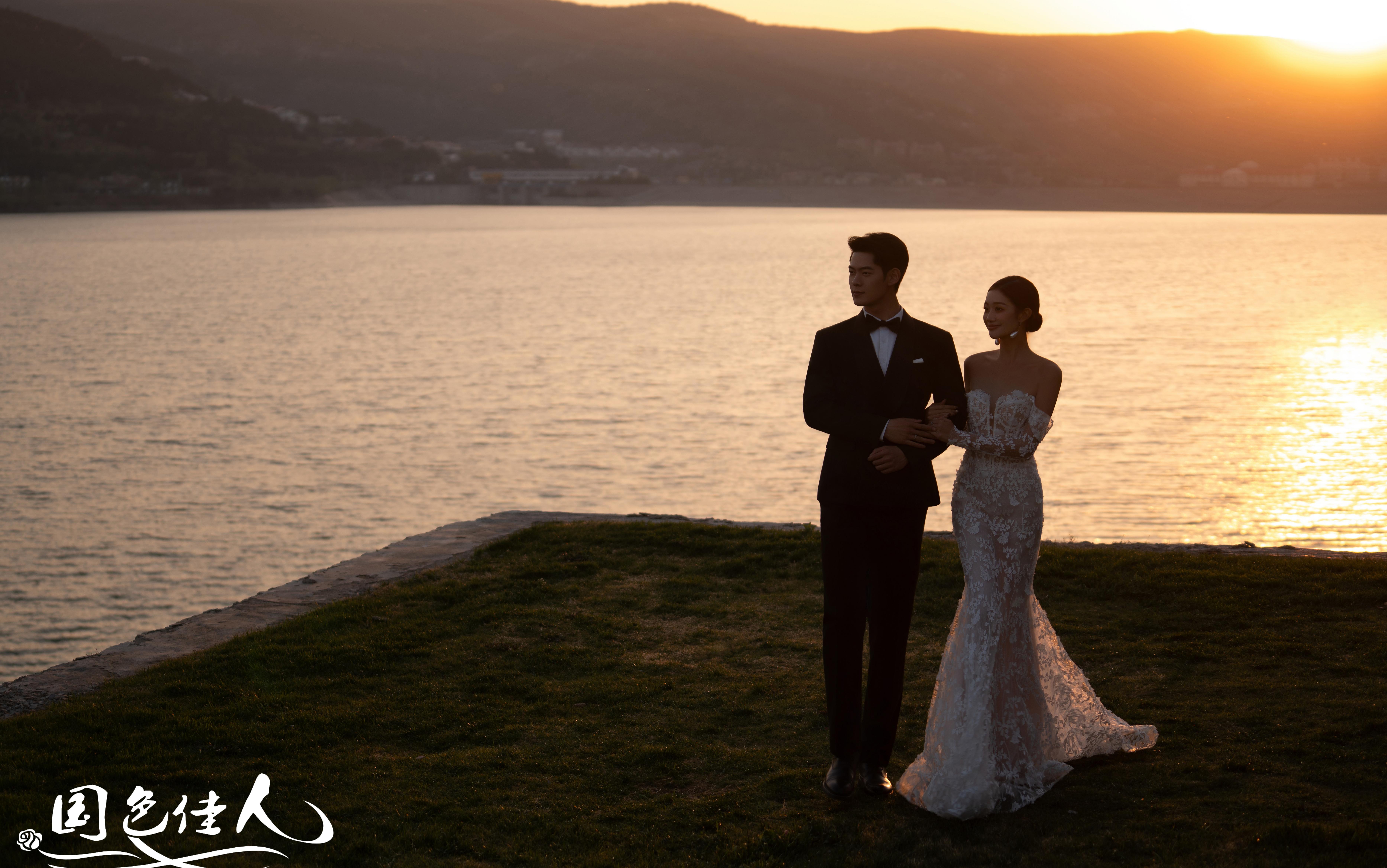 毫无抵抗力！！你可以永远相信海边夕阳婚纱照~
