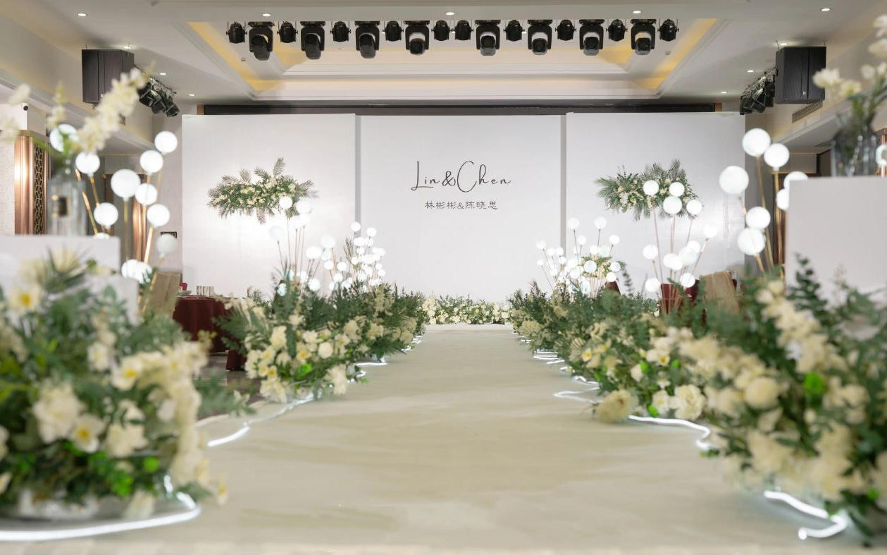 「悅愛婚禮」高性價(jià)比小清新白綠色婚禮