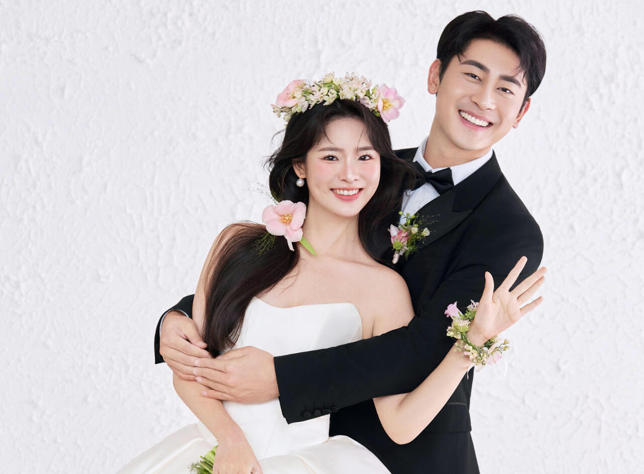 把春天戴在头上|韩式主纱花嫁