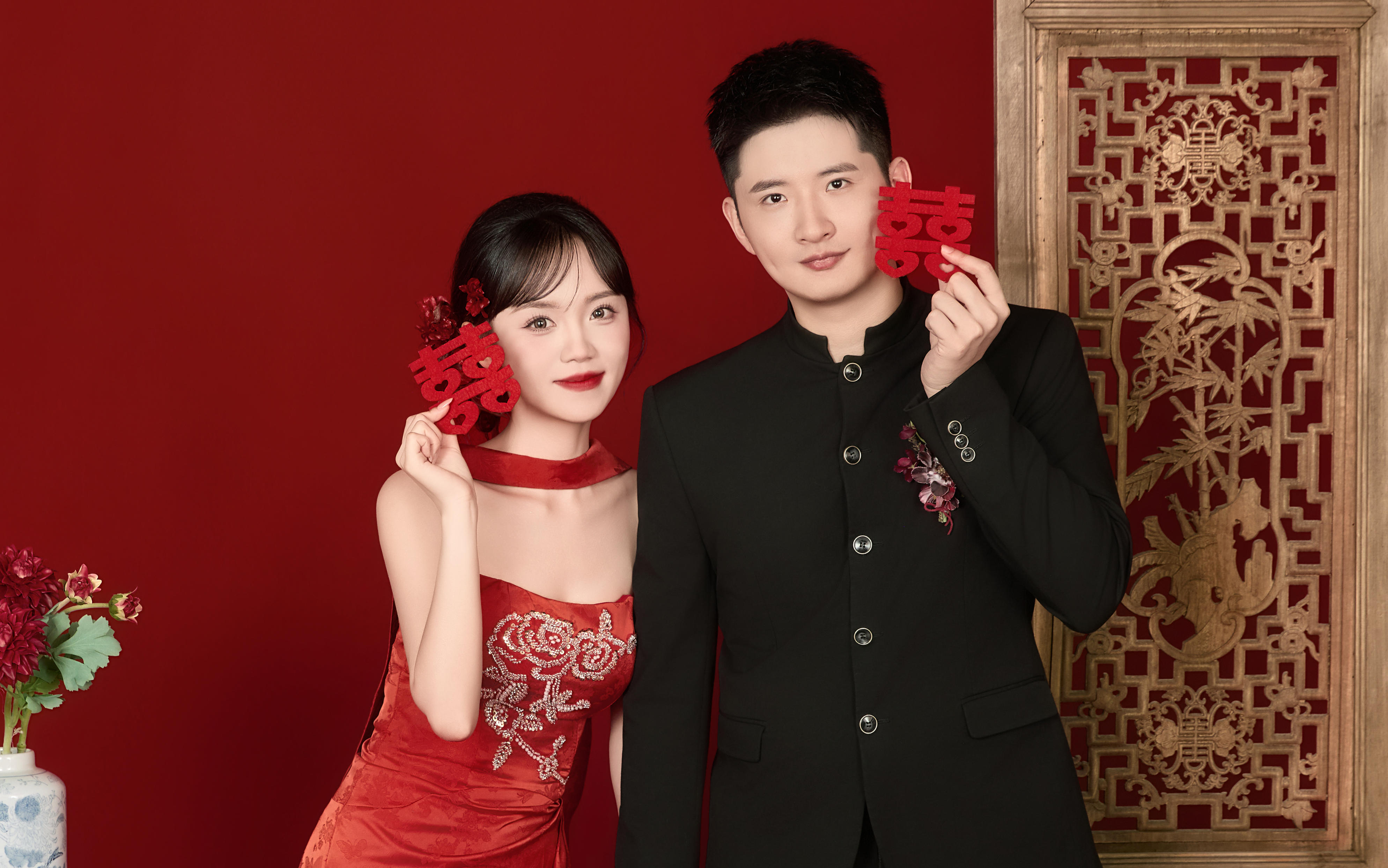 客片分享｜甜到心尖上的新中式婚纱照