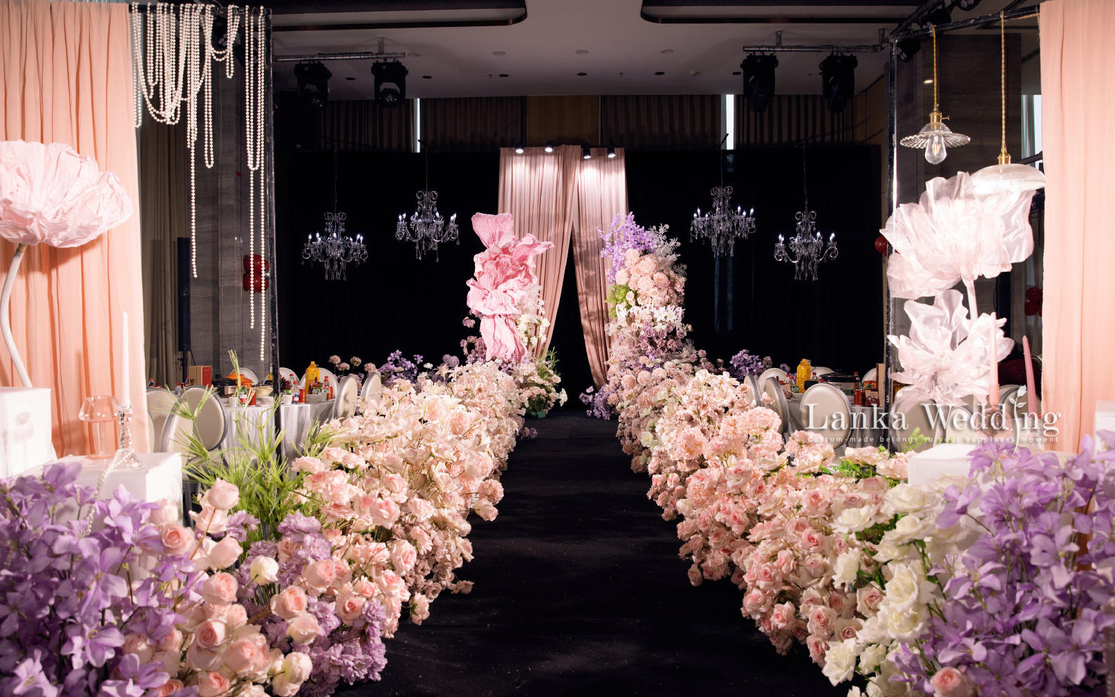 [ 兰卡婚礼宴会设计]粉紫水晶x细腻精致