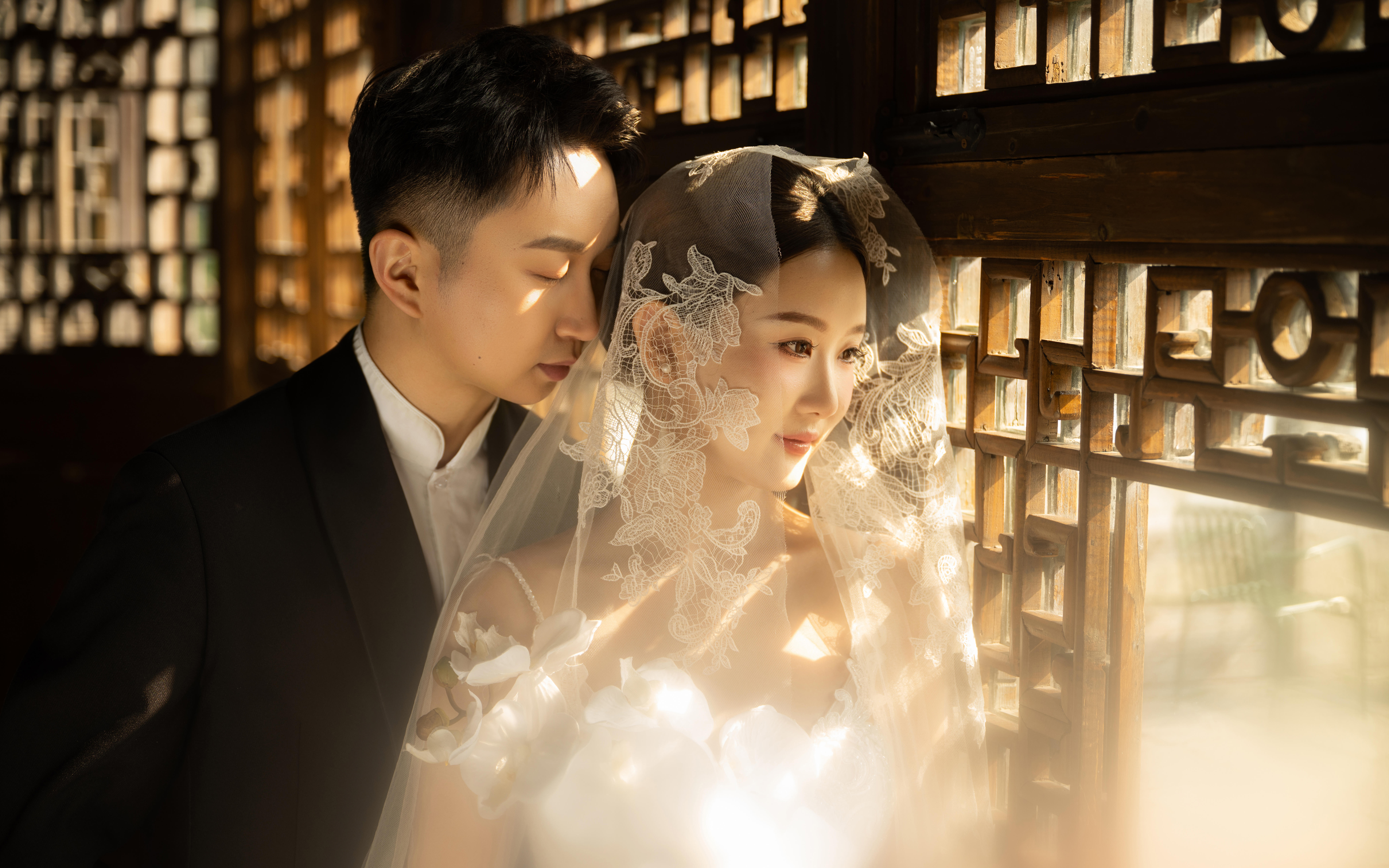 【雪彩客片】终于也能分享我的婚纱照啦！园林真的美