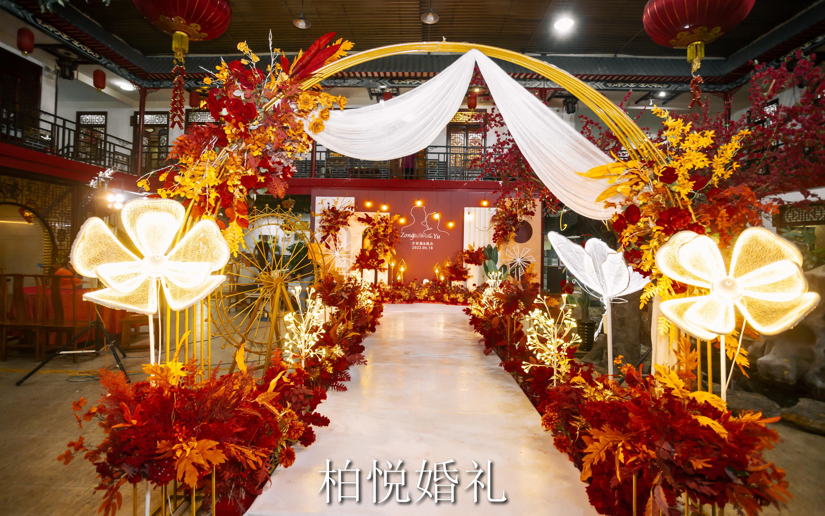 泰安柏悦婚礼2022年焦糖色系婚礼 拒绝假图