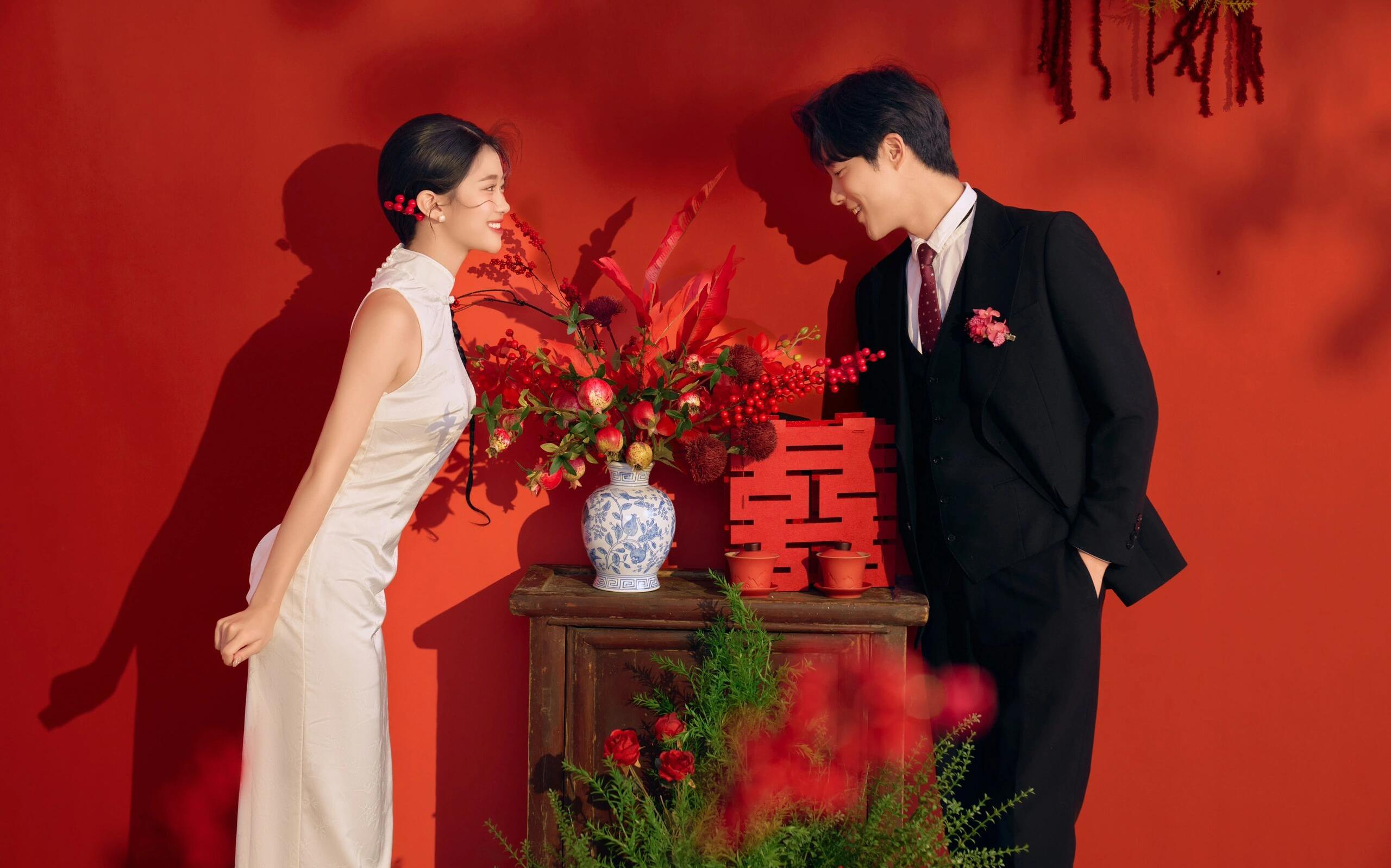 【新中式喜嫁婚紗照真的出片】